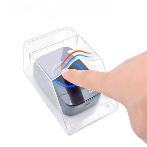 Housse De Sonnette De Porte étanche Transparente, IP55 Étanche Anti-éclaboussures Couvercle Pour Bouton De Sonnette Sans Fil, Avec Protection Sur 5 Côtés, Pour la Pluies et L'extérieur 11 X 6 X 5 cm