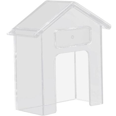 Housse de sonnette Housse de protection contre la pluie Abri de sonnette de maison Protection du bouton de carillon Transparent Housse de protection anti-éclaboussures pour machine d'assistance
