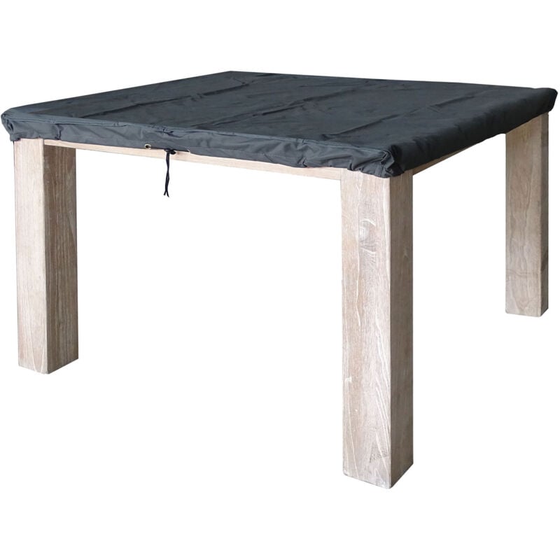 Housse de table 90x90cm avec cordon de serrage et coutures scellées