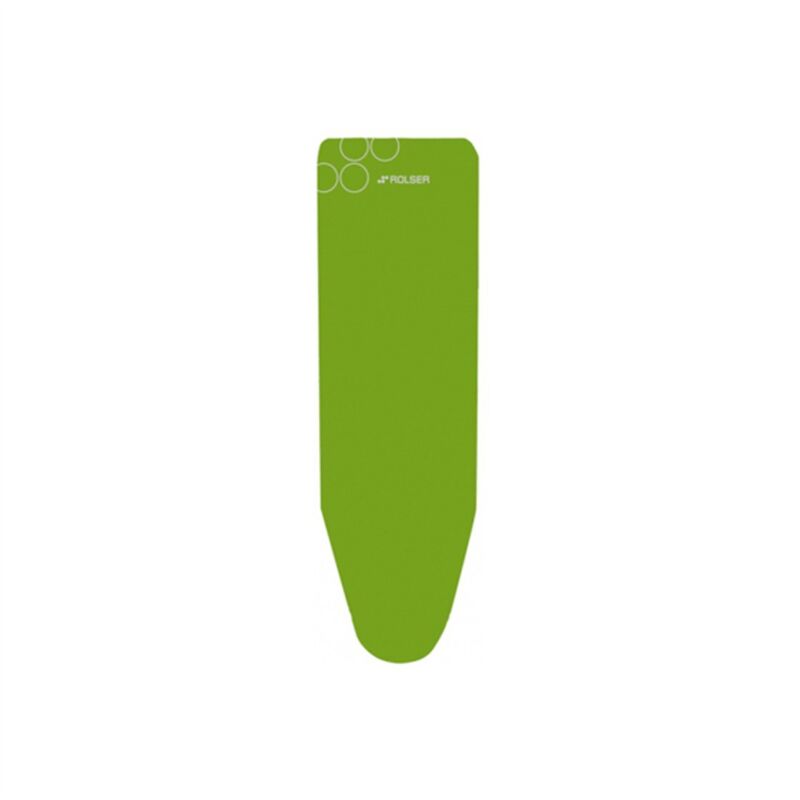 Housse de table à repasser 125x44cm polaire lime fur002 rolser
