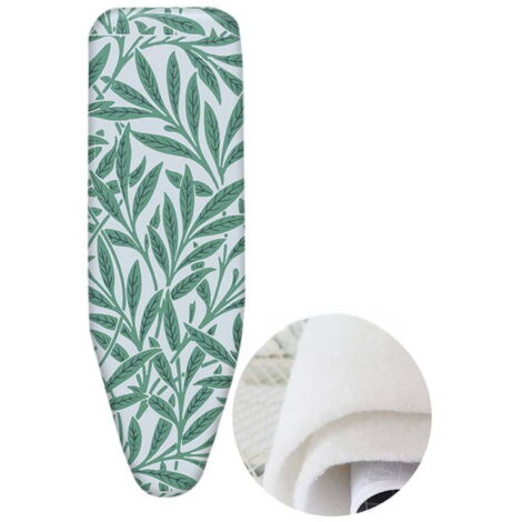 Housse de table à repasser, housse et tapis de table à repasser argentés isolants thermiquement, tapis de repassage en coton évacuant l'humidité.