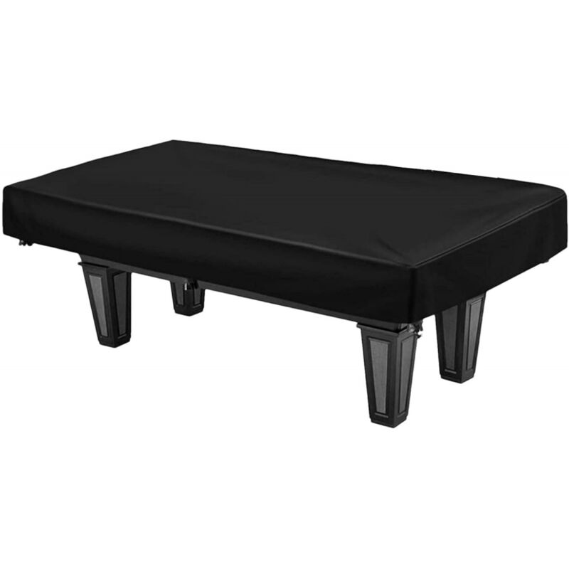Housse de table de billard en tissu Oxford 210D, 2,7 m, avec cordon de serrage, imperméable, anti-UV et anti-poussière