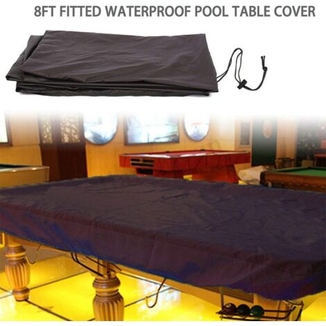 Housse de table de billard imperméable et anti-poussière en tissu Oxford avec D