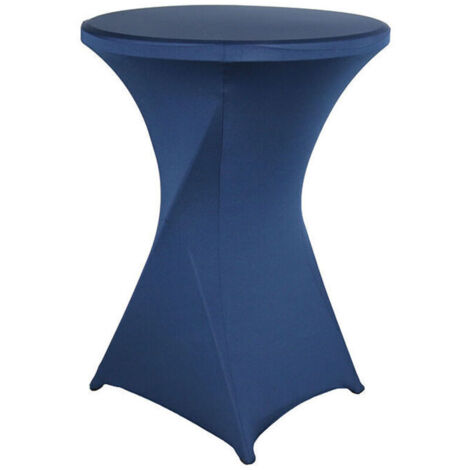 Housse de table de bistrot stretch spandex 60cm x 110cm – Polyester et élasthanne – Lavable en machine à 40°C – Durable et réutilisable
