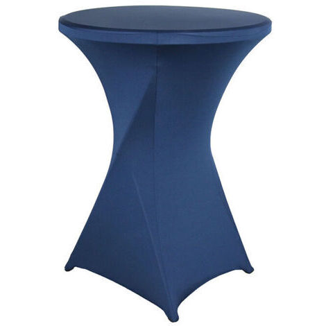 Housse de table de bistrot stretch spandex 60cm x 110cm – Polyester et élasthanne – Lavable en machine à 40°C – Durable et réutilisable