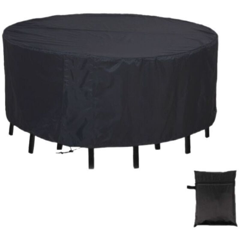 Housse de table de jardin ovale en polyester de haute qualité, 180 x 110 cm