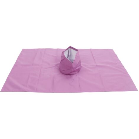 Housse de table de massage en coton pur, lavable, pour salon de beauté, violet, 50x80 cm