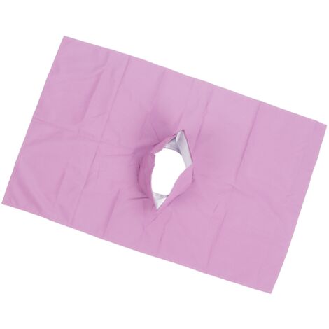 Housse de table de massage lavable en coton, 50x80 cm, pour institut de beauté, couleur violette