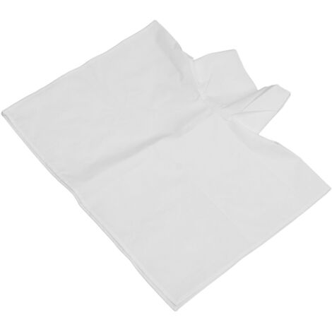 Housse de table de massage lavable en coton, blanc, avec ouverture pour visage, idéale pour salons et spas