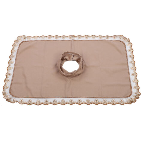 Housse de Table de Massage pour Spa avec Trou pour Visage, Couverture pour Lit de Beauté Beige Clair