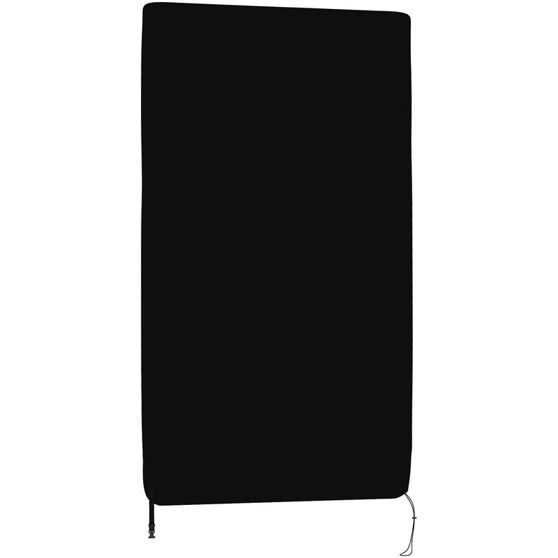 Housse de table de ping-pong avec fermeture éclair anti-UV imperméable noir - Noir