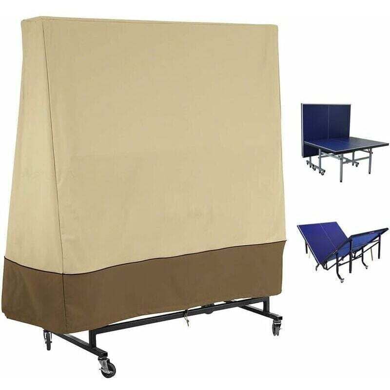 Housse de table de ping-pong en plein air résistante aux intempéries avec cordon de , XU,serrage Housse de protection en tissu Oxford pour table de