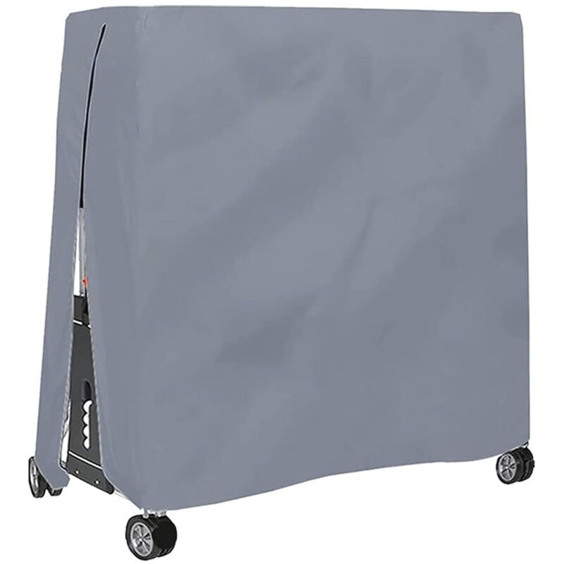 Housse de table de ping-pong en tissu Oxford 420D imperméable, pour table de ping-pong d'extérieur, dimensions : 185 x 165 x 70 cm