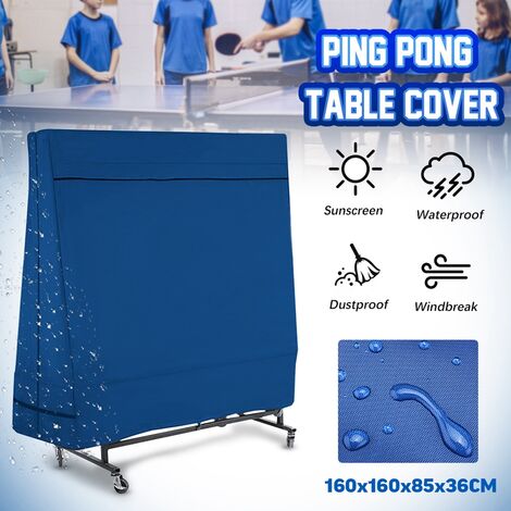 Housse de Table de Ping-Pong pliante d&39extérieur, 160x160x85cm, tissu Oxford, housse de rangement étanche à la poussière, Protection des meubles