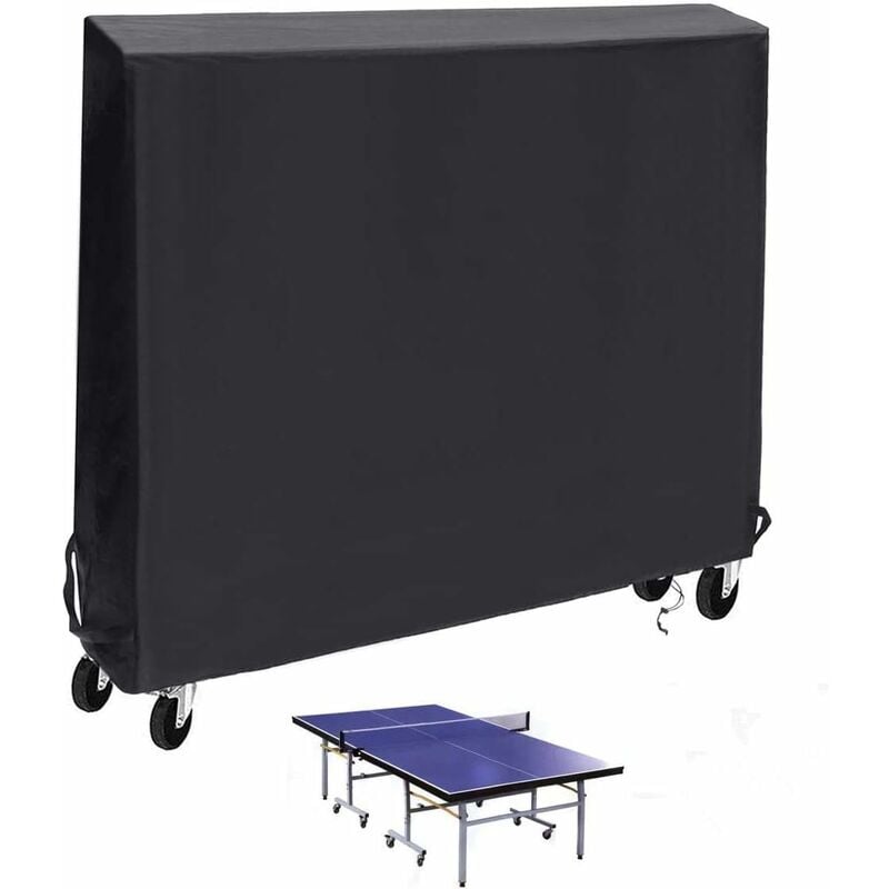 Housse de Table de Tennis de Table Housse de Table de ping-Pong intérieure/extérieure Housse de Table Anti-poussière étanche et résistante aux