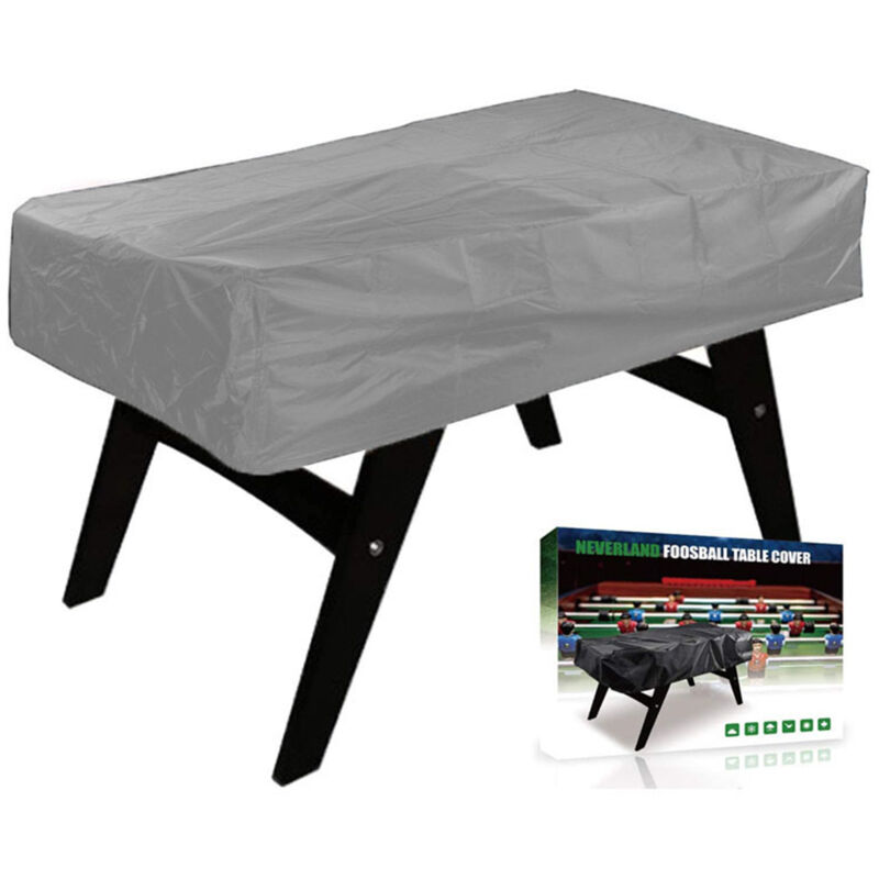 Housse de table en tissu Oxford,housse de table de jeu imperméable et anti-poussière,gris,210D 16011550 cm - Eosnow