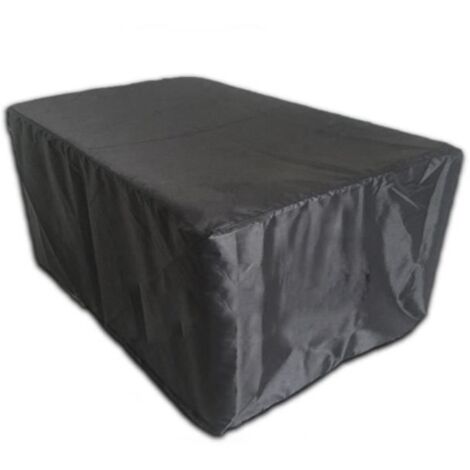 housse de table rectangulaire de protection extérieure imperméable de polyester d\'Oxford de couverture de meubles 213x132x74cm