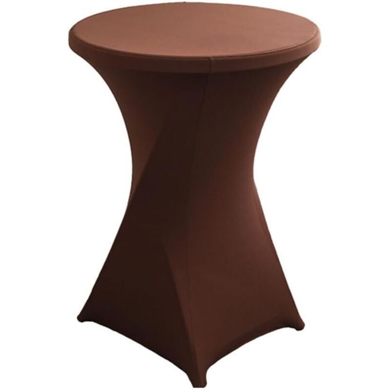 Housse de Table Ronde Extensible en Spandex, Housse Mange Debout, Nappe pour Table Cocktail pour Restaurant Bar Table Cocktail Table de Banquet de