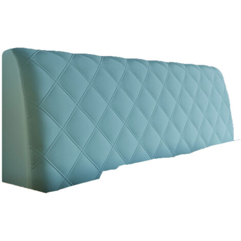Housse de tête de lit, housse de tête de lit douce et élastique, anti-poussière, lavable, housse de tête de lit universelle épaisse