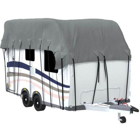 Housse de toit de caravane gris tissu non tissé CFW334422
