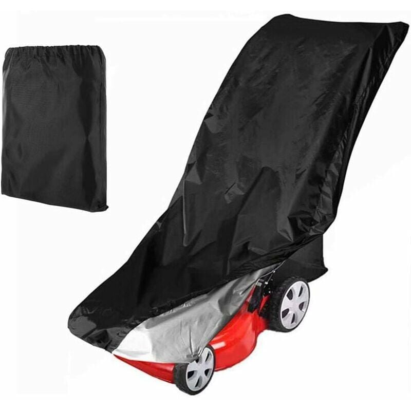 Housse de tondeuse à gazon,188x63.5x99cm, étanche, étanche à la poussière, aux intempéries, housse de protection en Oxford 210D pour tondeuse à gazon