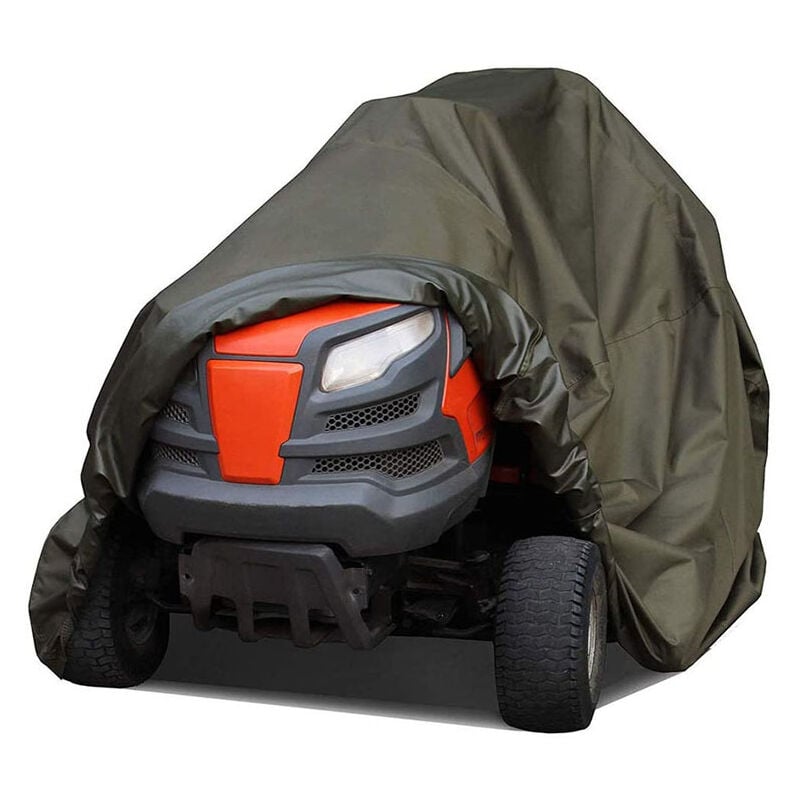 Housse de Tondeuse autoportée, imperméable, Robuste, Durable, résistante aux uv et à l'eau pour Tracteur de Jardin autoporté à l'intérieur et à