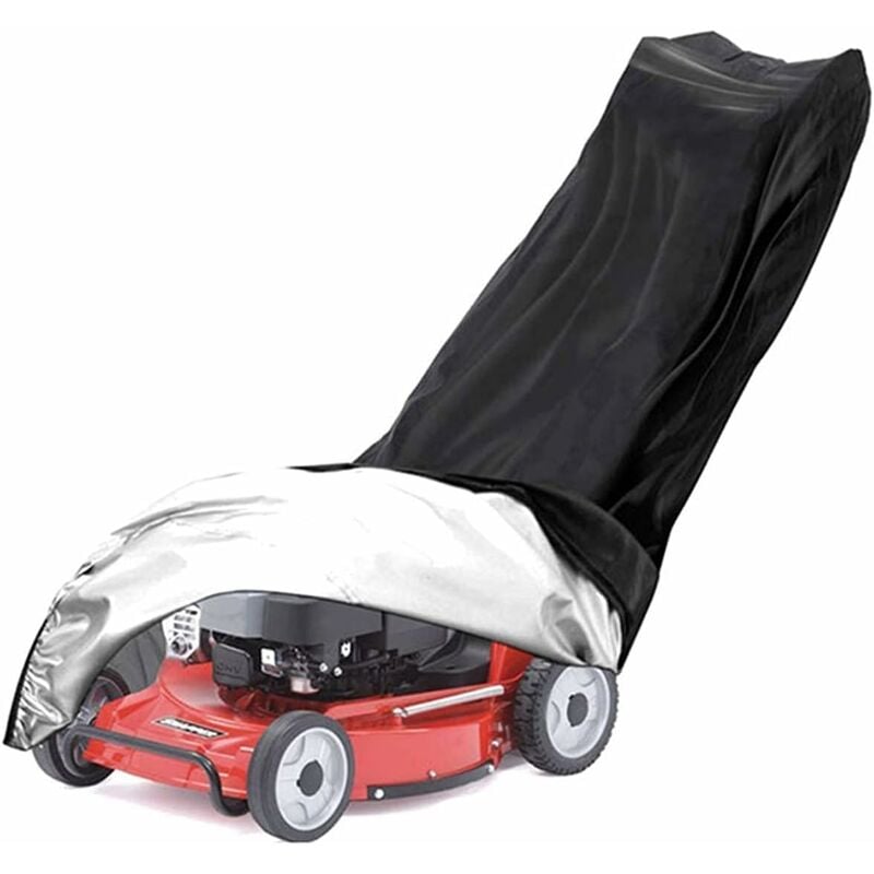 Housse de tondeuse à gazon en tissu Oxford 210D Protection uv Housse anti-poussière pour souffleuse à neige Étanche à la poussière Parasol Meubles de