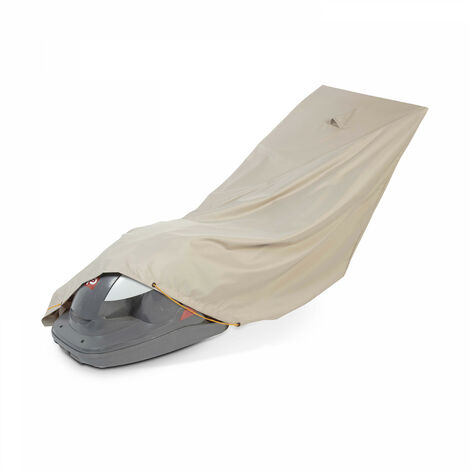 Housse de tondeuse standard polyester taupe 190x60x115 cm