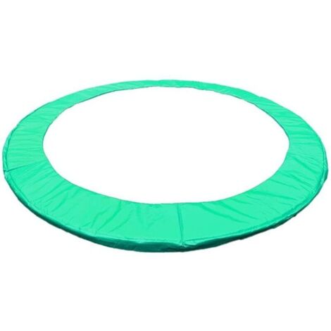 Housse De Trampoline pour Enfants Pare-Chocs De Couverture De Ressort Éponge Tampon Épaissie en PVC Assurer La Sécurité,Vert,12FT