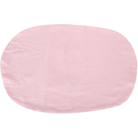 Housse de transat bébé respirant, portable et lavable, rose clair pour nouveau-né
