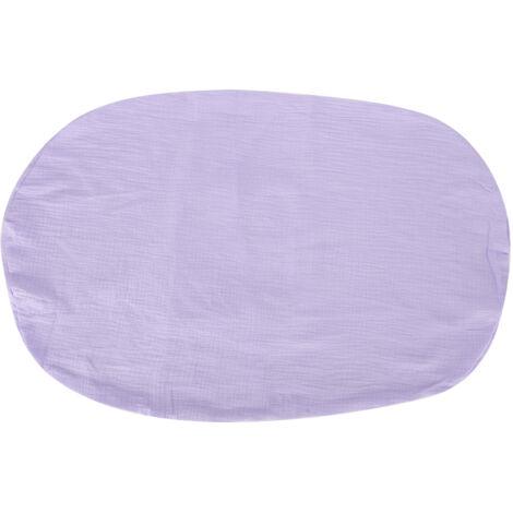 Housse de transat bébé respirante, lavable et portable pour nouveau-né - Violet clair
