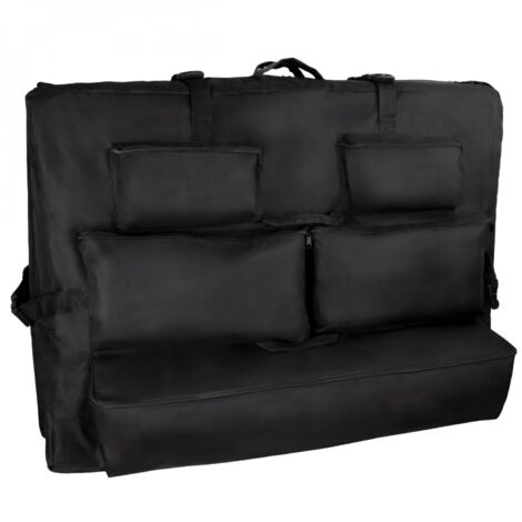 Housse de transport pour table de massage avec rangements - Noir - Vivezen