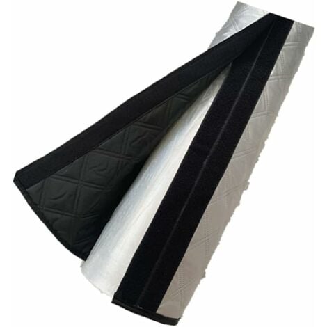 Housse de Tuyau de climatisation, enveloppe de Conduit Flexible en Aluminium, enveloppe de Tuyau d'aération isolée Universelle pour tuyaux d'échappement
