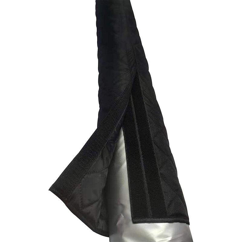 Housse de Tuyau de climatisation, enveloppe de Conduit Flexible en Aluminium, enveloppe de Tuyau d'aération isolée Universelle pour tuyaux