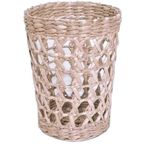Housse de vase en verre tressé, porte-gobelet en osier, couvre-bouteille anti-brûlure en rotin