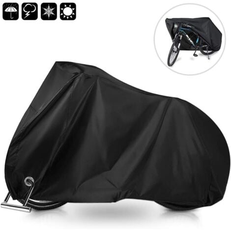 LANGRAY Housse de Vélo, Housse de Protection pour Vélo Imperméable Housse pour Vélo étanche Anti poussière Protection UV Housse de Pluie de Vélo pour VTT et Vélo de Route 200x70x110cm -RAPANDA