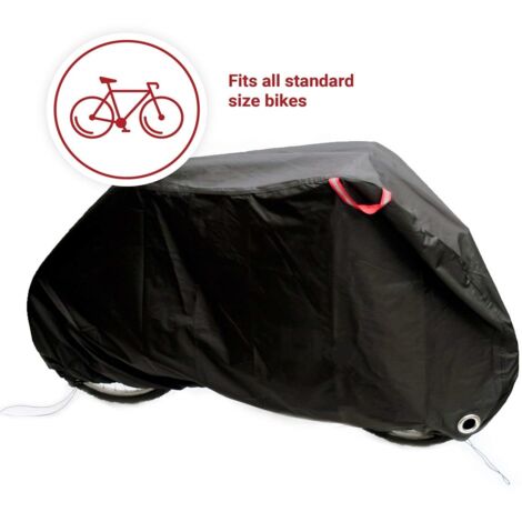 Housse de vélo - Housse de rangement extérieure imperméable pour 1, 2 ou 3 vélos - Fabriquée en matériau haute résistance indéchirable, conception fixe - Offre une protection complète
