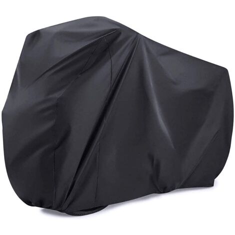 Housse de vélo, housse de vélo imperméable, nylon 210T/tissu Oxford 210D, résistante aux UV, anti-poussière, imperméable, convient aux VTT et aux vélos de route.