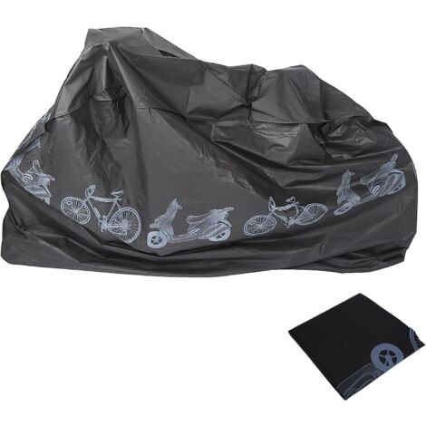 Housse de vélo, housse de vélo pour le rangement extérieur, housse de vélo imperméable pour l'extérieur, protection contre la poussière et la pluie, protection UV, housse/support de vélo pour VTT-Aqua