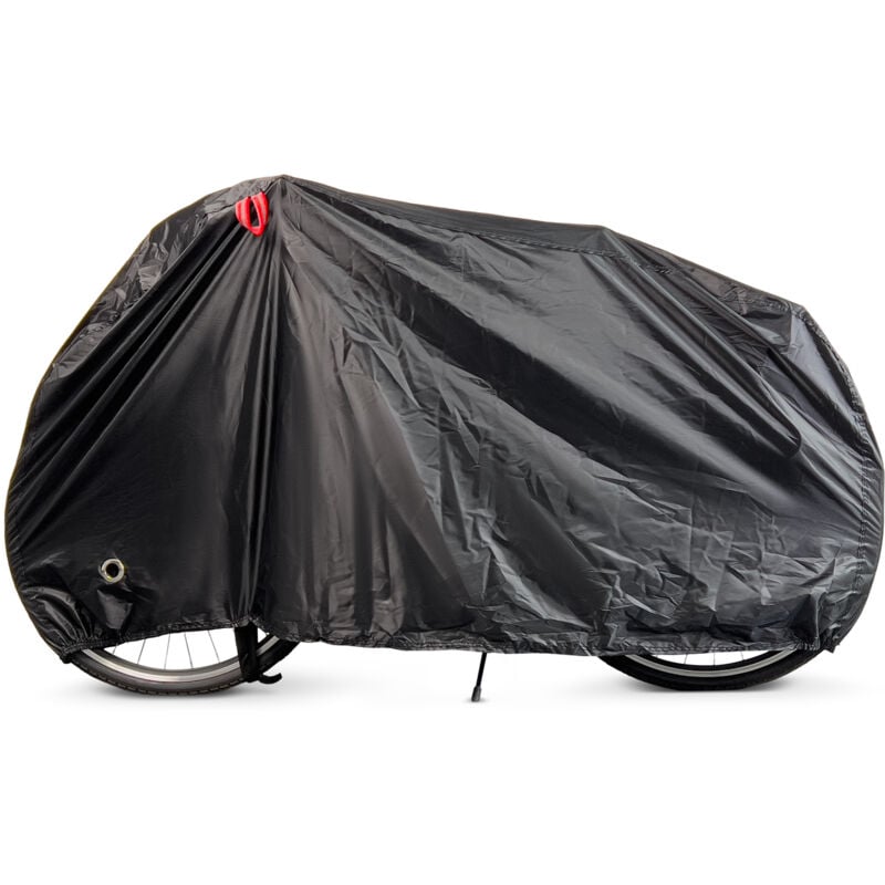 Housse de vélo imperméable avec trou pour antivol de roue, taille L - noire