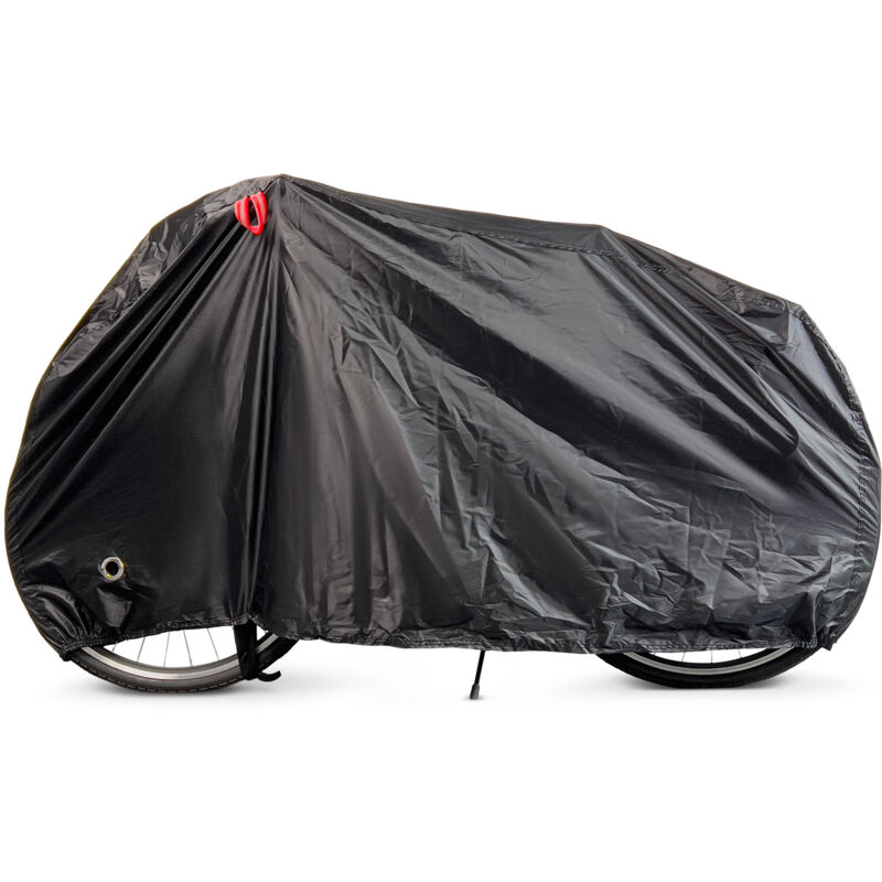 Housse de vélo imperméable avec trou pour antivol de roue, taille M - noire