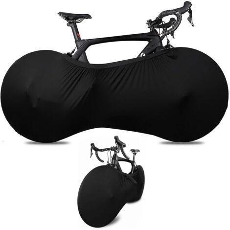 Housse de vélo imperméable pour 1 vélo, en 2 parties (intérieure et extérieure), extensible et lavable, idéale pour les vélos de route.-AquaForge