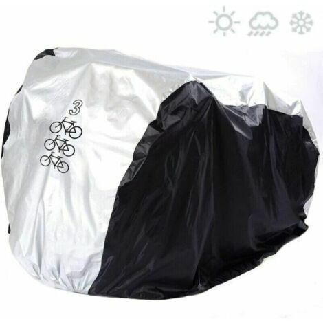 Housse de vélo pour 3 vélos  - Étanche - Résistante à la poussière - Protection UV
