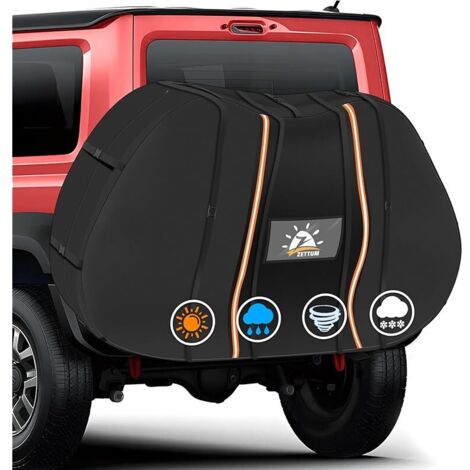 Housse de vélo pour le transport de 2 vélos, Housse de vélo entièrement fermée pour rangement extérieur sur porte arrière imperméable, PU 600D pour 2 vélos sur attelage de voiture