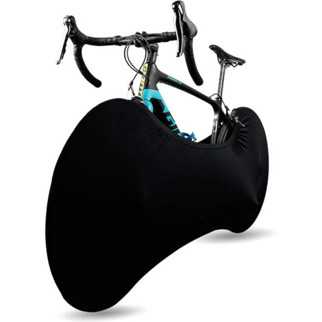 Housse de vélo, protection de roue de vélo, housse anti-poussière lavable et élastique pour VTT, idéale pour l'intérieur et l'extérieur. Kit de housse de pneu de vélo lavable et élastique pour VTT.-Aq