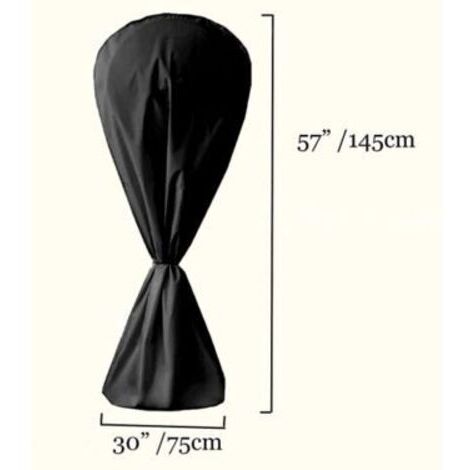 Housse de ventilateur imperméable à l'eau et à la poussière pour ventilateur électrique Pour intérieur et extérieur - Noir