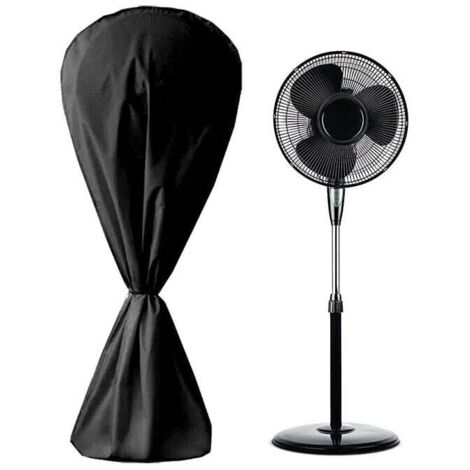 Housse de ventilateur imperméable à l'eau et à la poussière pour ventilateur électrique Pour intérieur et extérieur，14575cm (noir)