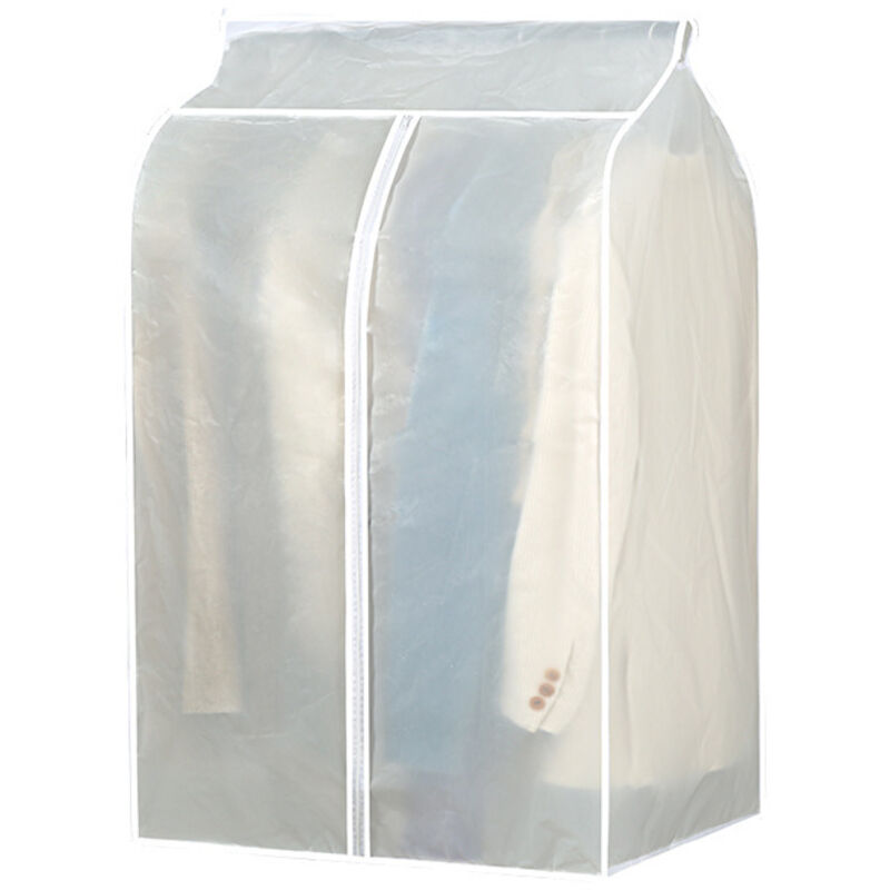Housse de vêtement – protège-cintre – sac de suspension étanche 5080120 cm – PEVA blanc