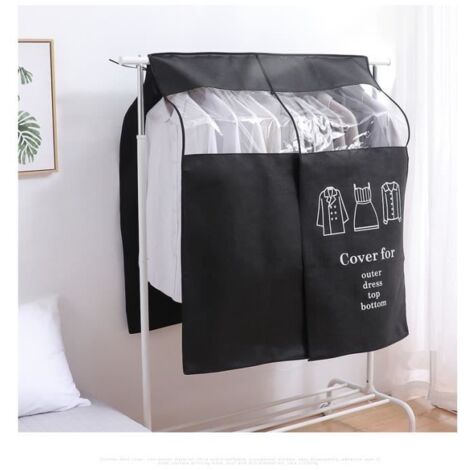 Housse de Vêtements - Universelle - Noir - 110 x 90 cm - Anti-Poussière - Imperméable