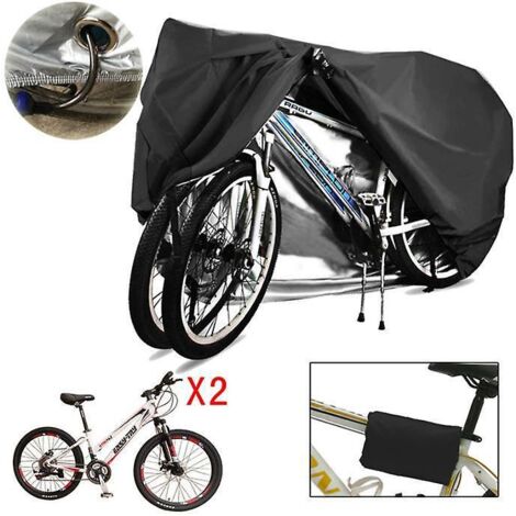 housse De Vlo Deux Cte Cte Tanche La Pluie, La Crme Solaire Et La Poussire Bande Tanche 210d-210d-2xl Taille Deux Cte Cte (0,6 Kg) 200x 85 X